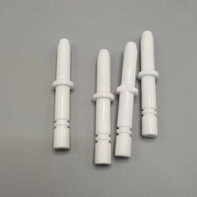 Gas Ignition Needle 99% White Alumina Ceramic Products AL2O3 White Ceramic Ignition Head