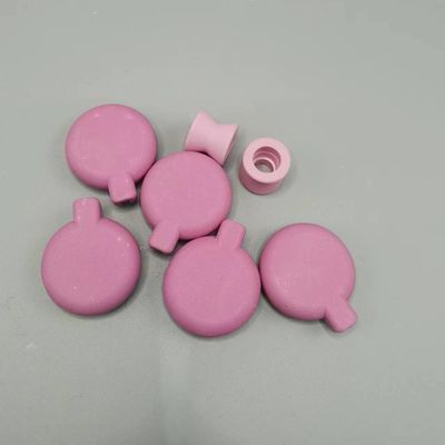Red Alumina Ceramic Parts Ignition Head 95% Electronics Chemical Industry