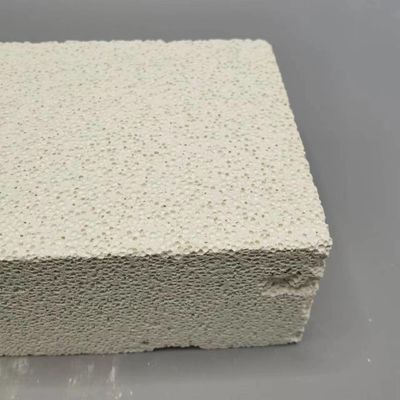 Light Weight Mullite Kiln Refractory Bricks Heat Insulating 1500C Low Hardness Low Density