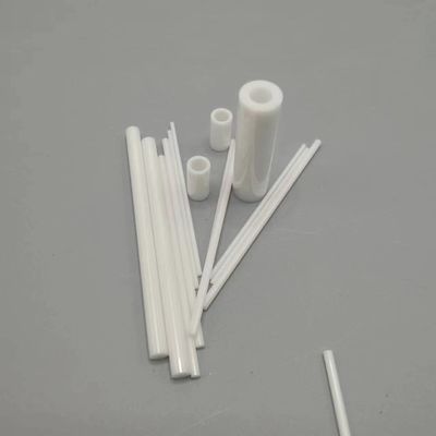 White Zirconia Ceramic Parts Hollow Rod Zirconium Oxide Ceramic 95% Textile Industry