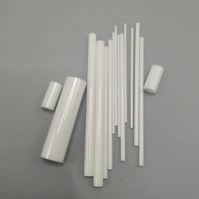 White Zirconia Ceramic Parts Hollow Rod Zirconium Oxide Ceramic 95% Textile Industry