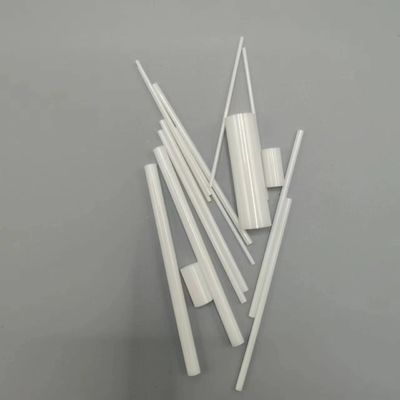 White Zirconia Ceramic Parts Hollow Rod Zirconium Oxide Ceramic 95% Textile Industry