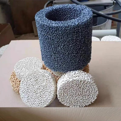 Porous Zirconia Ceramic Foam Filter Air Cleaning High Temperature And Chemical Corrosion Resistance Water Protection