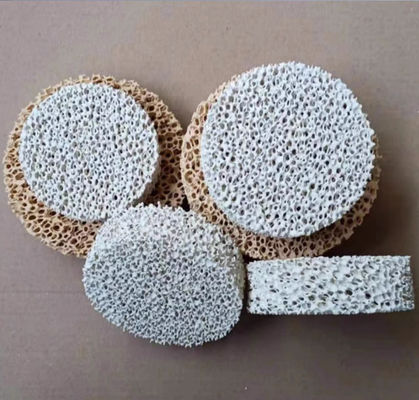 Porous Zirconia Ceramic Foam Filter Air Cleaning High Temperature And Chemical Corrosion Resistance Water Protection