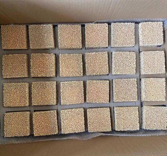 Porous Zirconia Ceramic Foam Filter Air Cleaning High Temperature And Chemical Corrosion Resistance Water Protection
